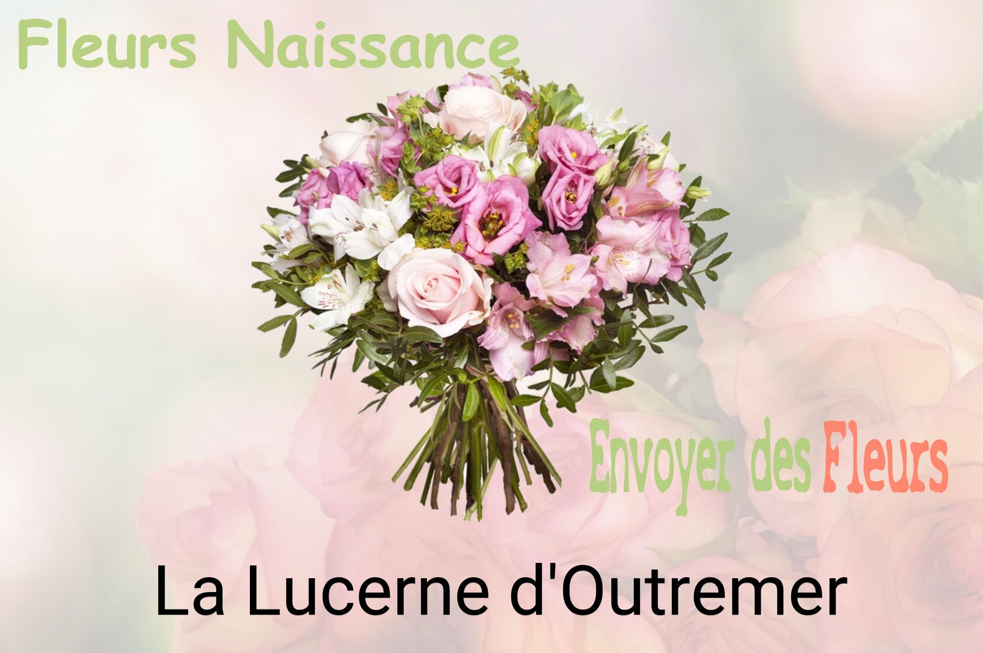Bouquet de fleurs de naissance livré à La Lucerne-d'Outremer